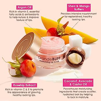 GRANDEBUFF Moisturizing Lip Scrub